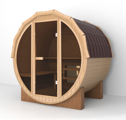 SAUNA EVOLUTION® Barrel Sauna Serenity Nature Air 3