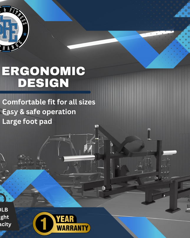SFE Commercial Plate Loaded Hip Thrust Glute Machine (New)