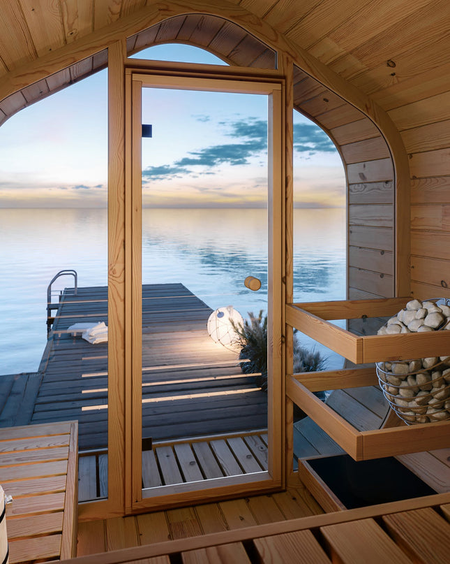 SAUNA EVOLUTION® Barrel Sauna Serenity Nature Air 8