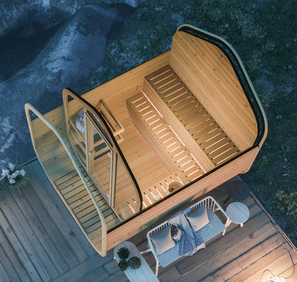 SAUNA EVOLUTION® Barrel Sauna Serenity Nature Air 8