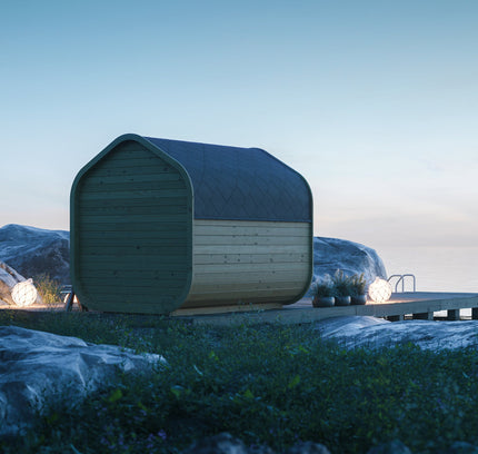 SAUNA EVOLUTION® Barrel Sauna Serenity Nature Air 8