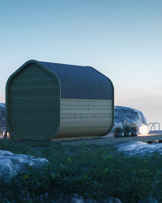 SAUNA EVOLUTION® Barrel Sauna Serenity Nature Air 8