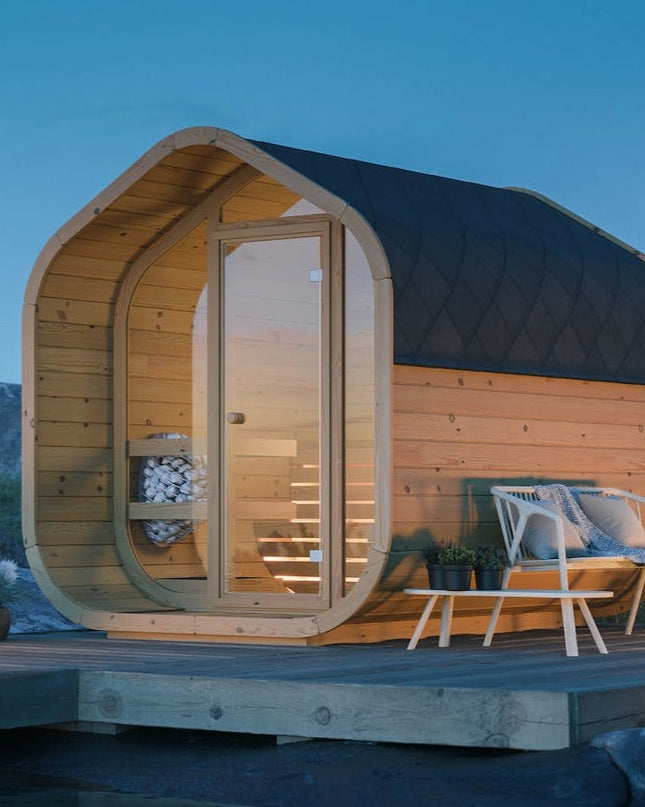 SAUNA EVOLUTION® Barrel Sauna Serenity Nature Air 8