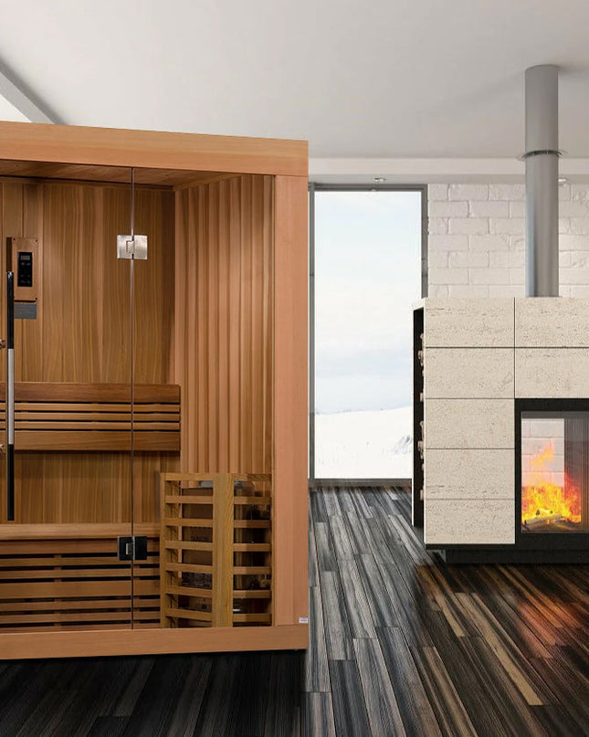 SAUNA EVOLUTION® 2 Person Traditional Steam Sauna Modern Relax