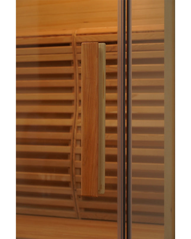 SAUNA EVOLUTION® Finnish Bath Home Sauna Indoor Steam Room Glass 03