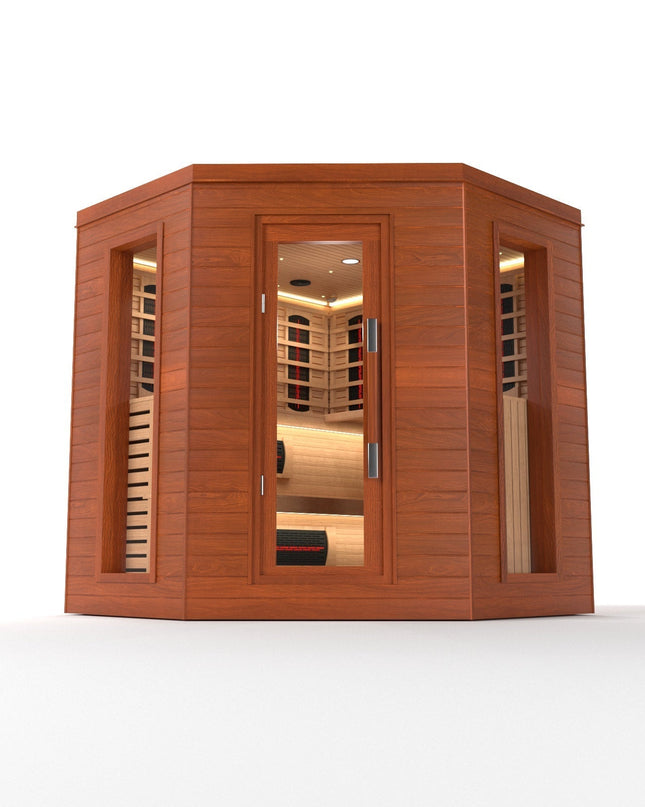 SAUNA EVOLUTION®  Indoor Luxury Cabin Corner Sauna Luna - 1