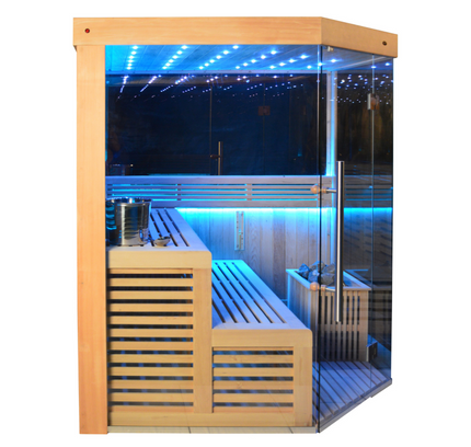 SAUNA EVOLUTION®  Indoor New Exclusive Mirror Steam Sauna Glass 13