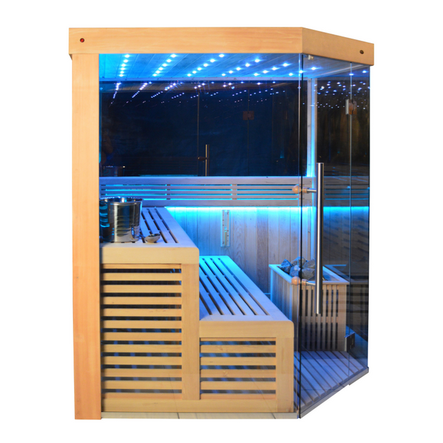 SAUNA EVOLUTION®  Indoor New Exclusive Mirror Steam Sauna Glass 13
