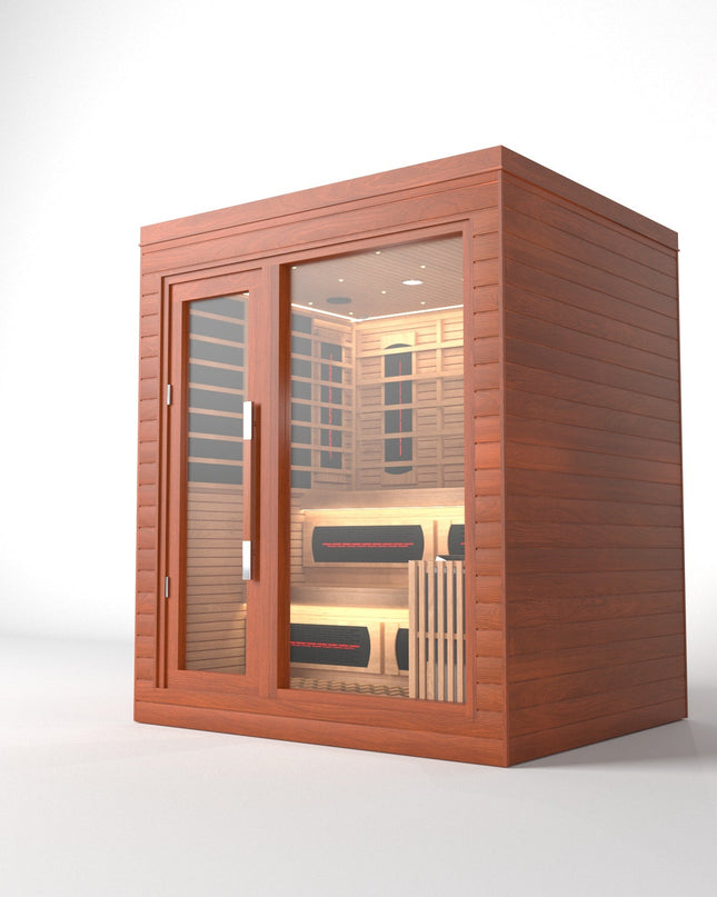 SAUNA EVOLUTION®  Indoor Dual-System Luxury Cabin Sauna Luna - 4