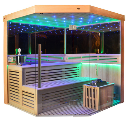 SAUNA EVOLUTION®  Indoor New Exclusive Mirror Steam Sauna Glass 13