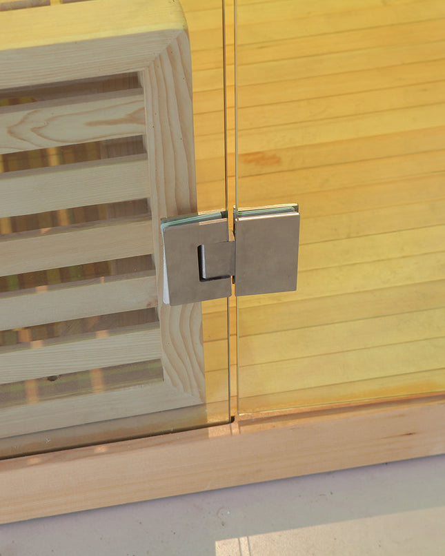 SAUNA EVOLUTION® Include Therapy Wood Traditional Steam Sauna Modern Relax 7