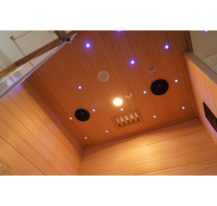 SAUNA EVOLUTION® Finnish Bath Home Sauna Indoor Steam Room Glass 03
