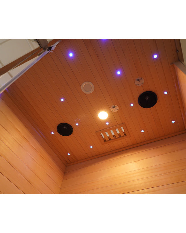 SAUNA EVOLUTION® Finnish Bath Home Sauna Indoor Steam Room Glass 03