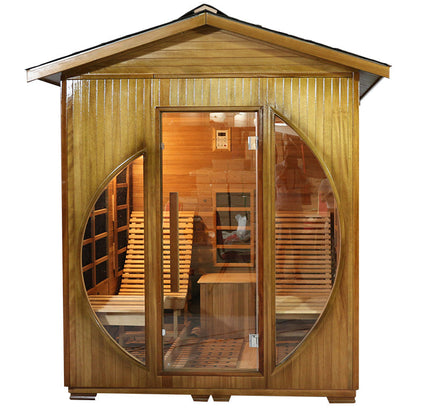 SAUNA EVOLUTION® Far Infrared Outdoor Harmony Sauna Room