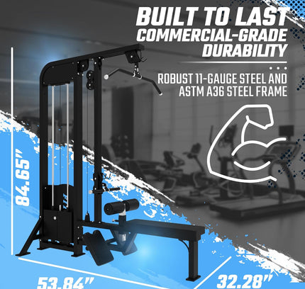SFE Lat Pulldown & Low Row Combo w/ 250lb weight stack (New)