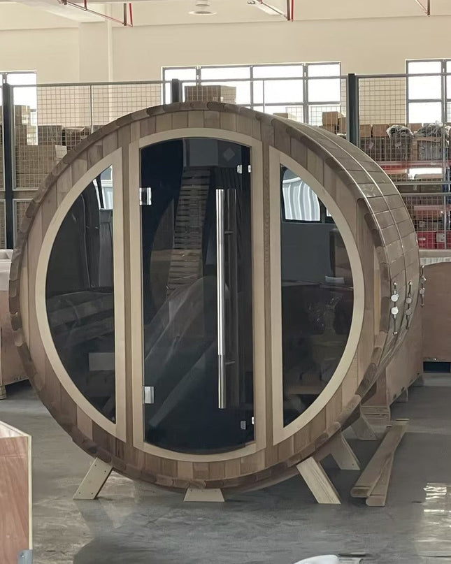 SAUNA EVOLUTION® Barrel Sauna Serenity Nature Air 9