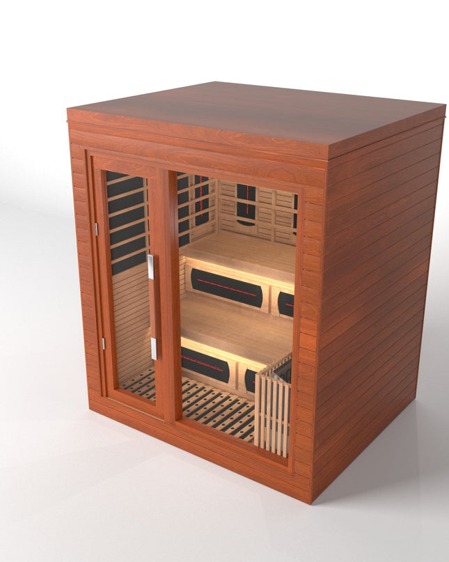 SAUNA EVOLUTION®  Indoor Dual-System Luxury Cabin Sauna Luna - 4