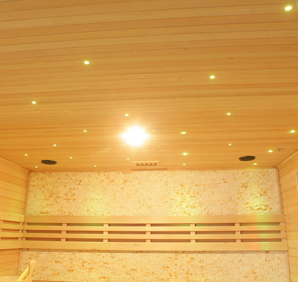 SAUNA EVOLUTION® Include Therapy Wood Traditional Steam Sauna Modern Relax 7