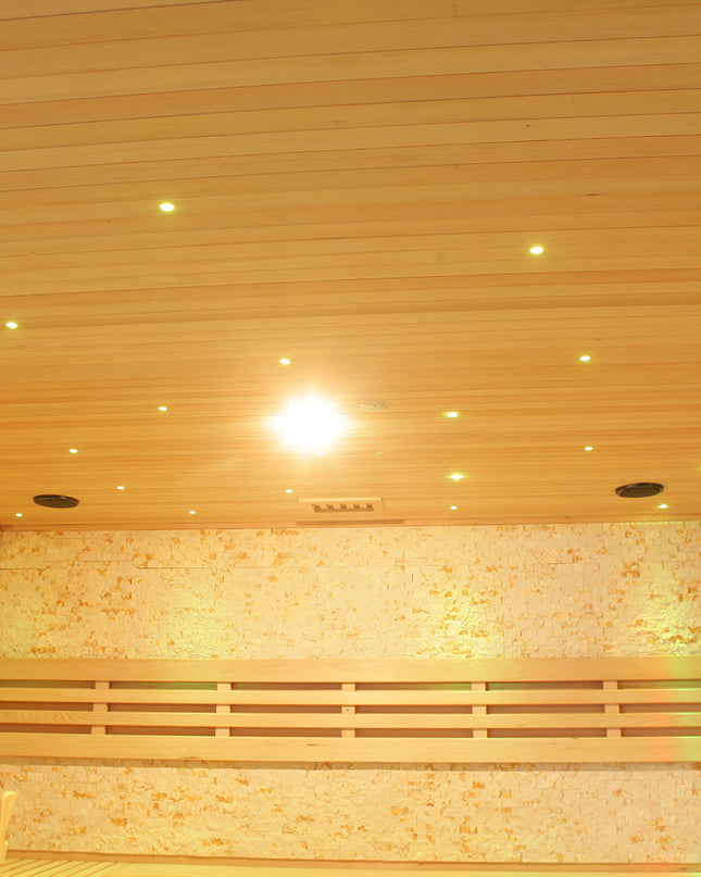 SAUNA EVOLUTION® Include Therapy Wood Traditional Steam Sauna Modern Relax 7