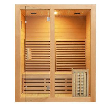 SAUNA EVOLUTION®  Canadian Indoor Ozone Saunas And Steam Room For SPA Center Glass 08