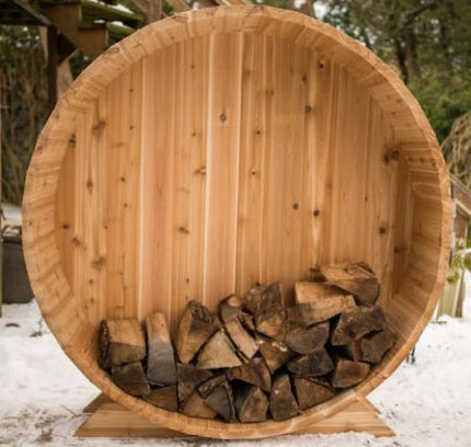 SAUNA EVOLUTION®  Cedar Barrel Wood Storage