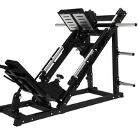 Black gym machine on a white background