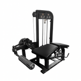 Black gym machine on a white background
