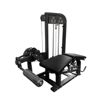 Black gym machine on a white background