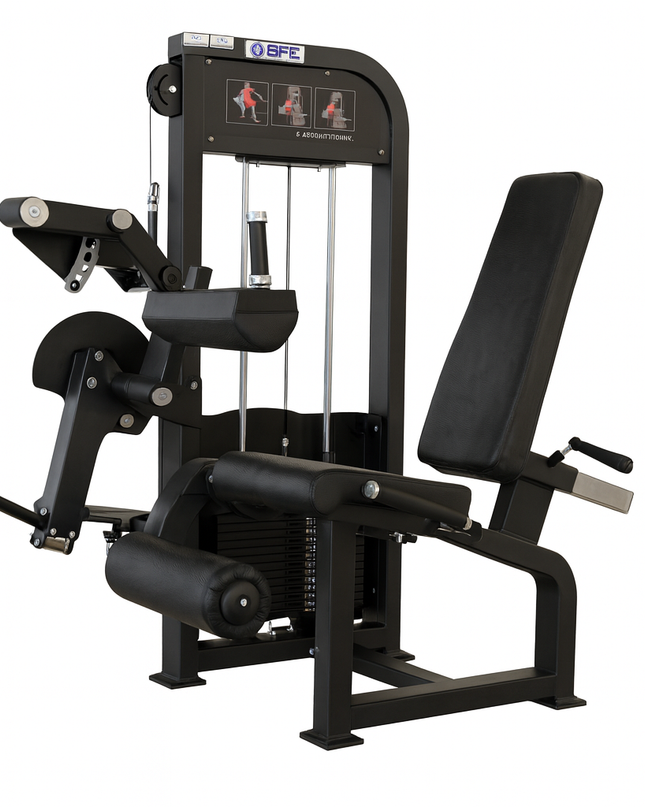 SFE Seated Selectorized Leg Extension & Leg Curl Machine w/ 250lb weight stack (New)