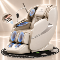 KoziSense 2026 Upgraded A18 3D SL-track Massage Chair - (All Black)