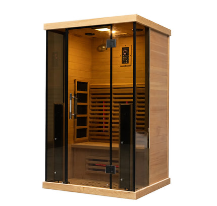SAUNA EVOLUTION® Doctor Based Premier Full Spectrum Infrared Saunas Upgraded Version 1