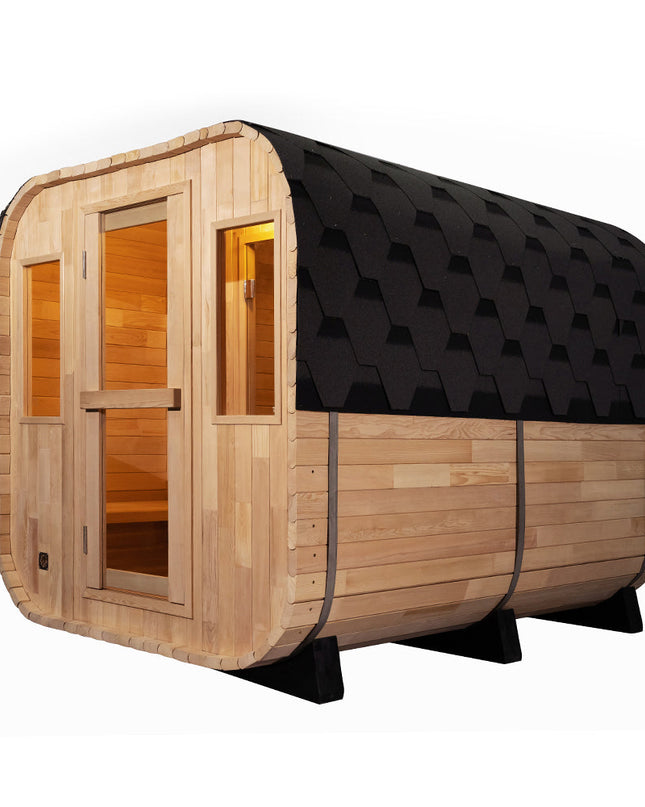 SAUNA EVOLUTION® Barrel Sauna Serenity Nature Air 6