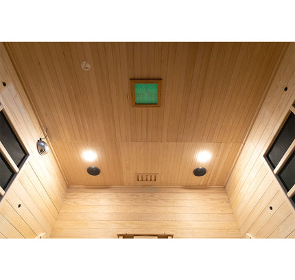 SAUNA EVOLUTION®  Indoor Sauna Room with Recliner（Best Seller）Far Infrared 01