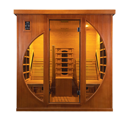 SAUNA EVOLUTION®  Indoor Sauna Room with Recliner（Best Seller）Far Infrared 01
