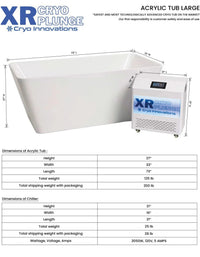 XR Cryo Plunge Acrylic Cold Tub