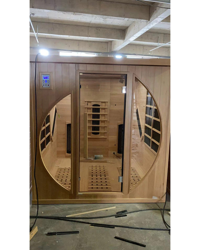 SAUNA EVOLUTION®  Indoor Sauna Room with Recliner（Best Seller）Far Infrared 01