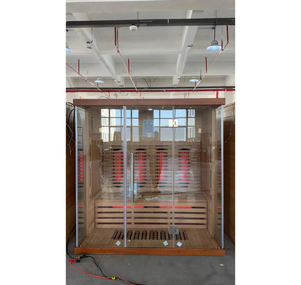 SAUNA EVOLUTION®  Indoor Low EMF Sauna with Front Glass Far Infrared 05