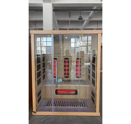 SAUNA EVOLUTION®  Full Spectrum Indoor Solid Wood Sauna Far Infrared 11