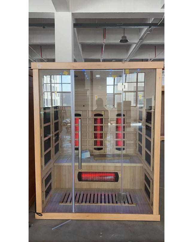 SAUNA EVOLUTION®  Full Spectrum Indoor Solid Wood Sauna Far Infrared 11