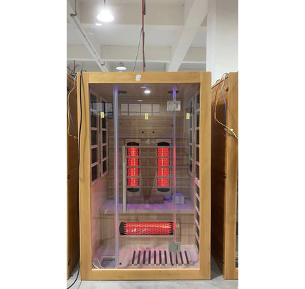 SAUNA EVOLUTION®  Full Spectrum Indoor Solid Wood Sauna Far Infrared 11