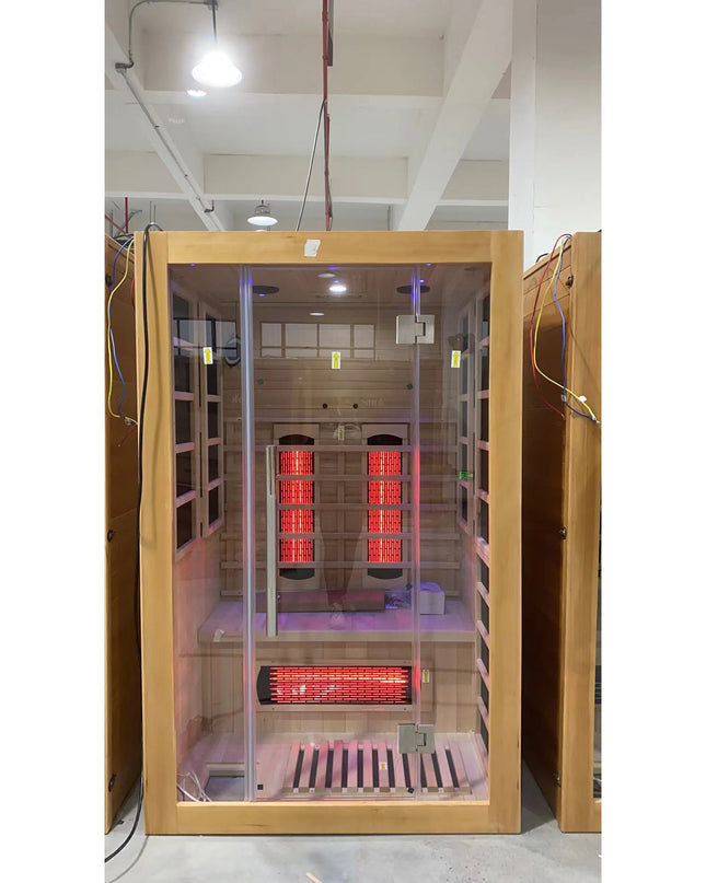 SAUNA EVOLUTION®  Full Spectrum Indoor Solid Wood Sauna Far Infrared 11