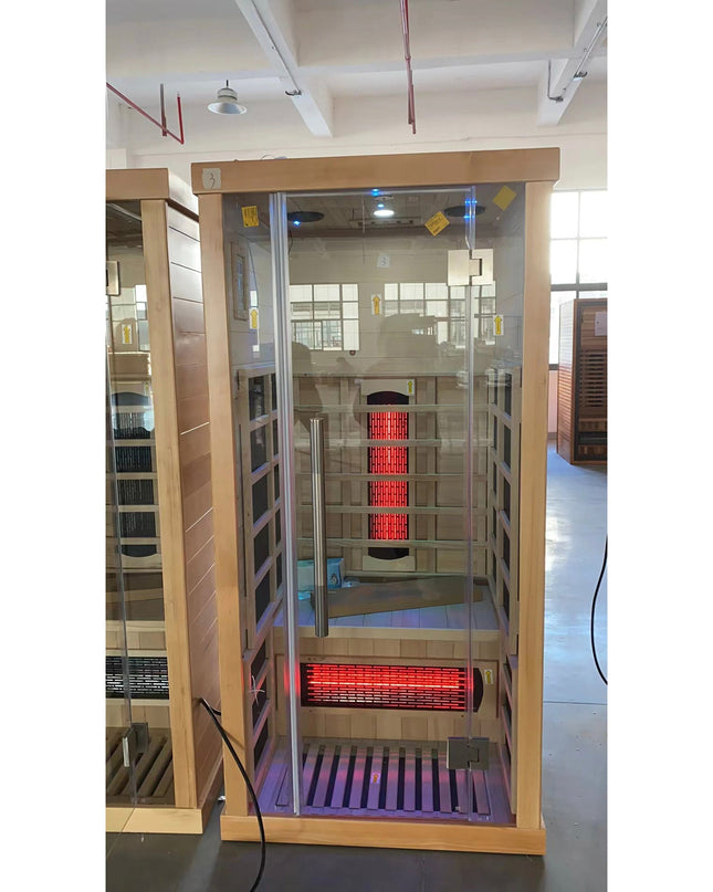 SAUNA EVOLUTION®  Full Spectrum Indoor Solid Wood Sauna Far Infrared 11
