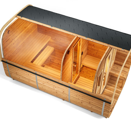 SAUNA EVOLUTION® Square Sauna Minimalist Refresh 9