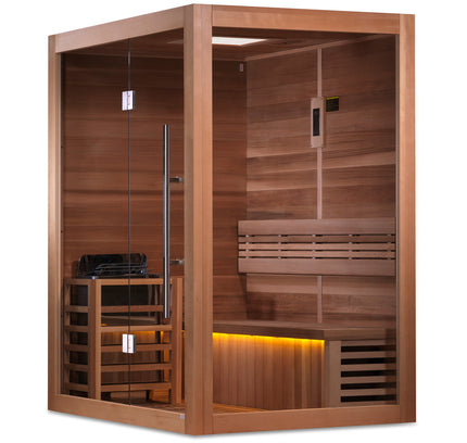 SAUNA EVOLUTION® 2-3 Person Traditional Steam Sauna Modern Relax 4