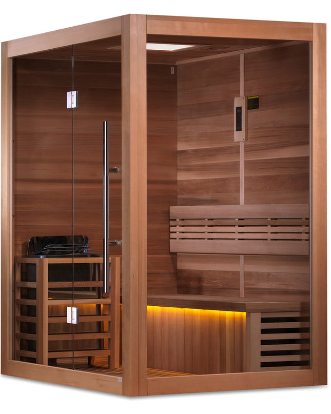 SAUNA EVOLUTION® 2-3 Person Traditional Steam Sauna Modern Relax 4