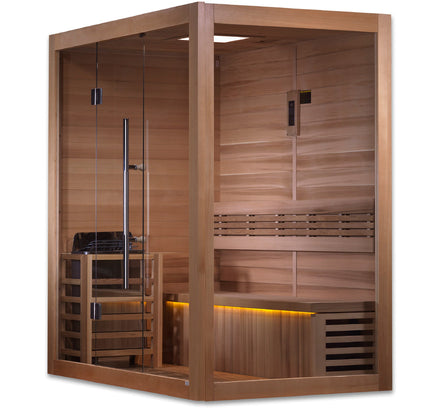 SAUNA EVOLUTION® 3 Person Traditional Steam Sauna Modern Relax 5
