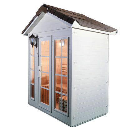 SAUNA EVOLUTION®  Garden Waterproof Traditional Sauna Steam Room Cabin 01