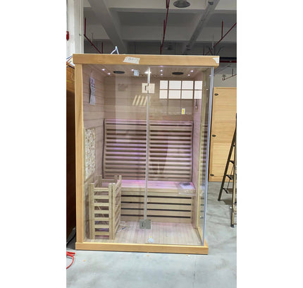 SAUNA EVOLUTION® Finnish Bath Home Sauna Indoor Steam Room Glass 03