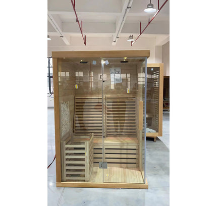 SAUNA EVOLUTION® Finnish Bath Home Sauna Indoor Steam Room Glass 03