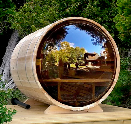 SAUNA EVOLUTION® Barrel Sauna Serenity Nature Air 4